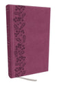 NKJV Holy Bible Personal Size Large Print Reference Bible Pink Thumb Indexed (Red Letter Edition)