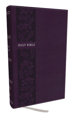 NKJV Holy Bible Personal Size Large Print Reference Bible Purple (Red Letter Edition)