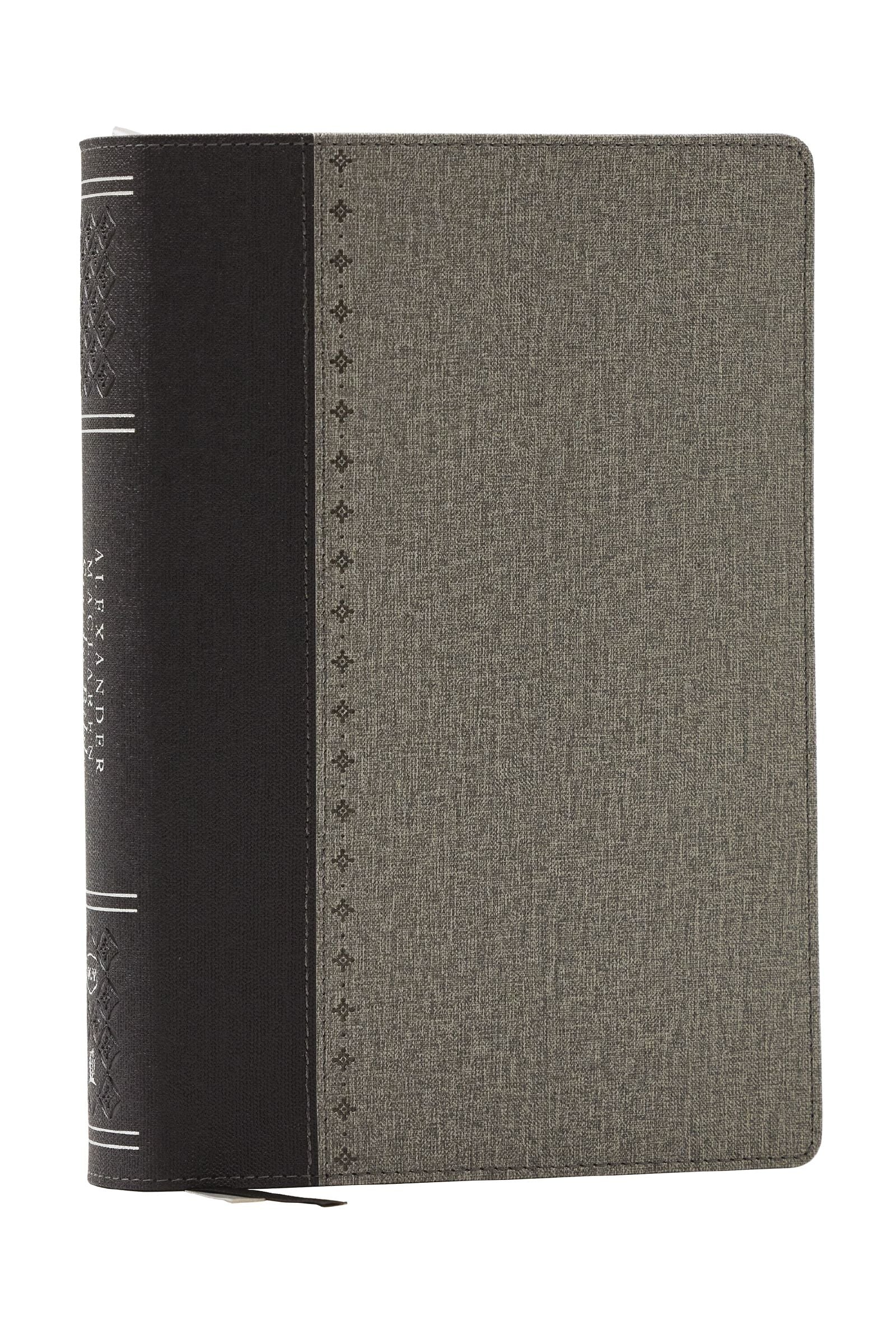 NKJV Alexander Maclaren Study Bible Black/Gray