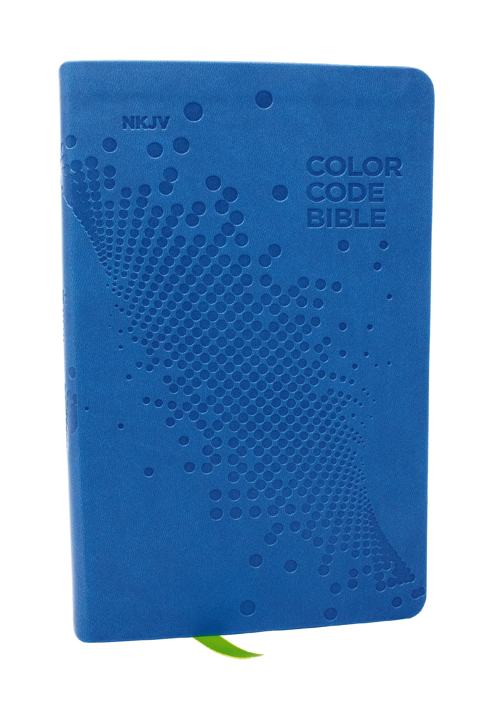 NKJV Color Code Bible for Kids, Blue