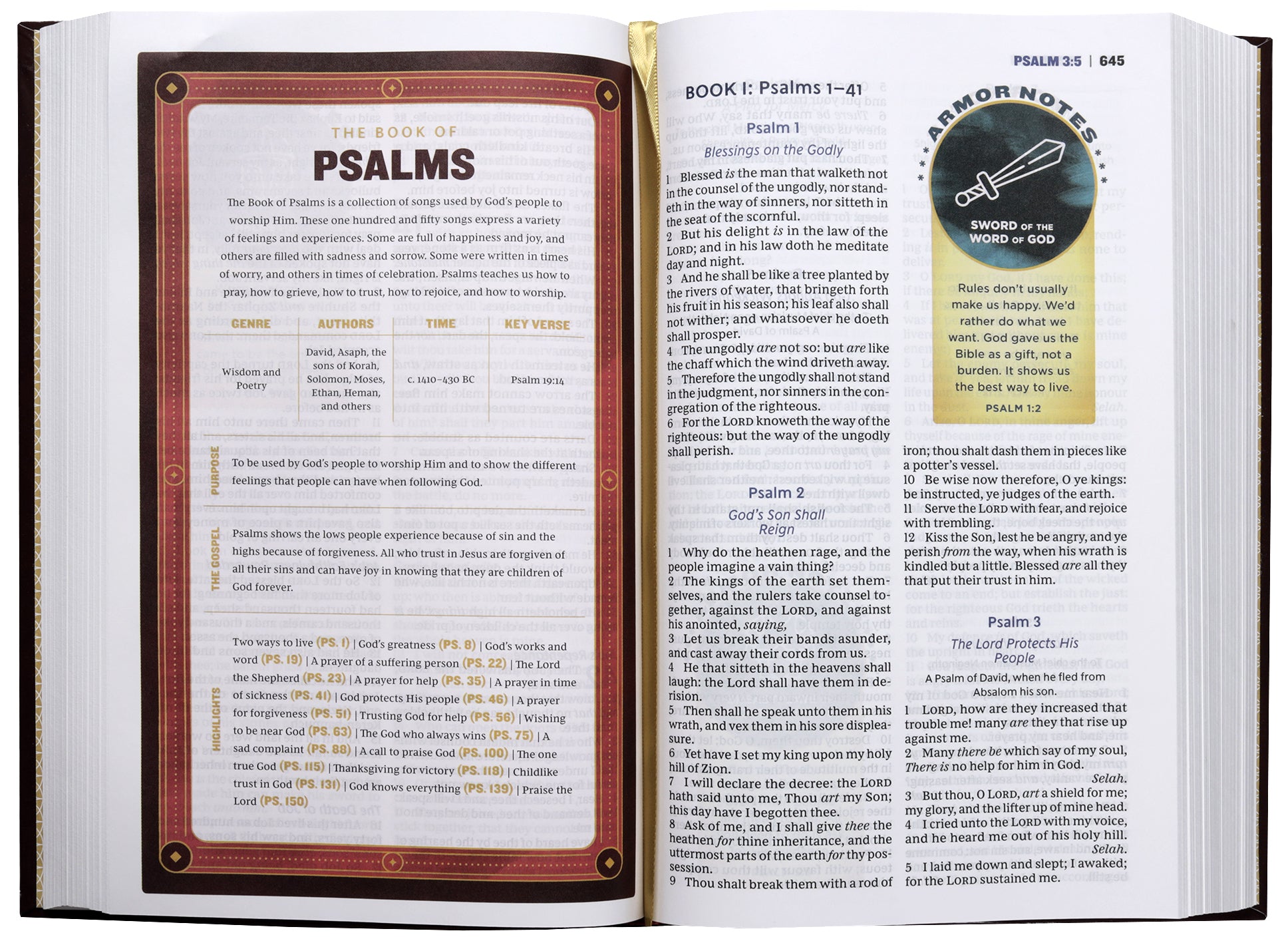 KJV Armor of God Bible (Red Letter Edition)