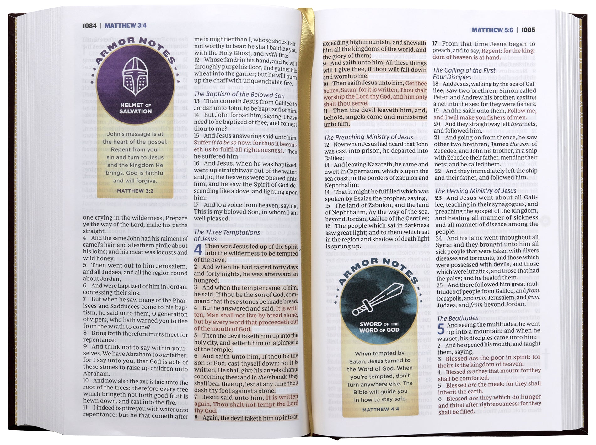 KJV Armor of God Bible (Red Letter Edition)
