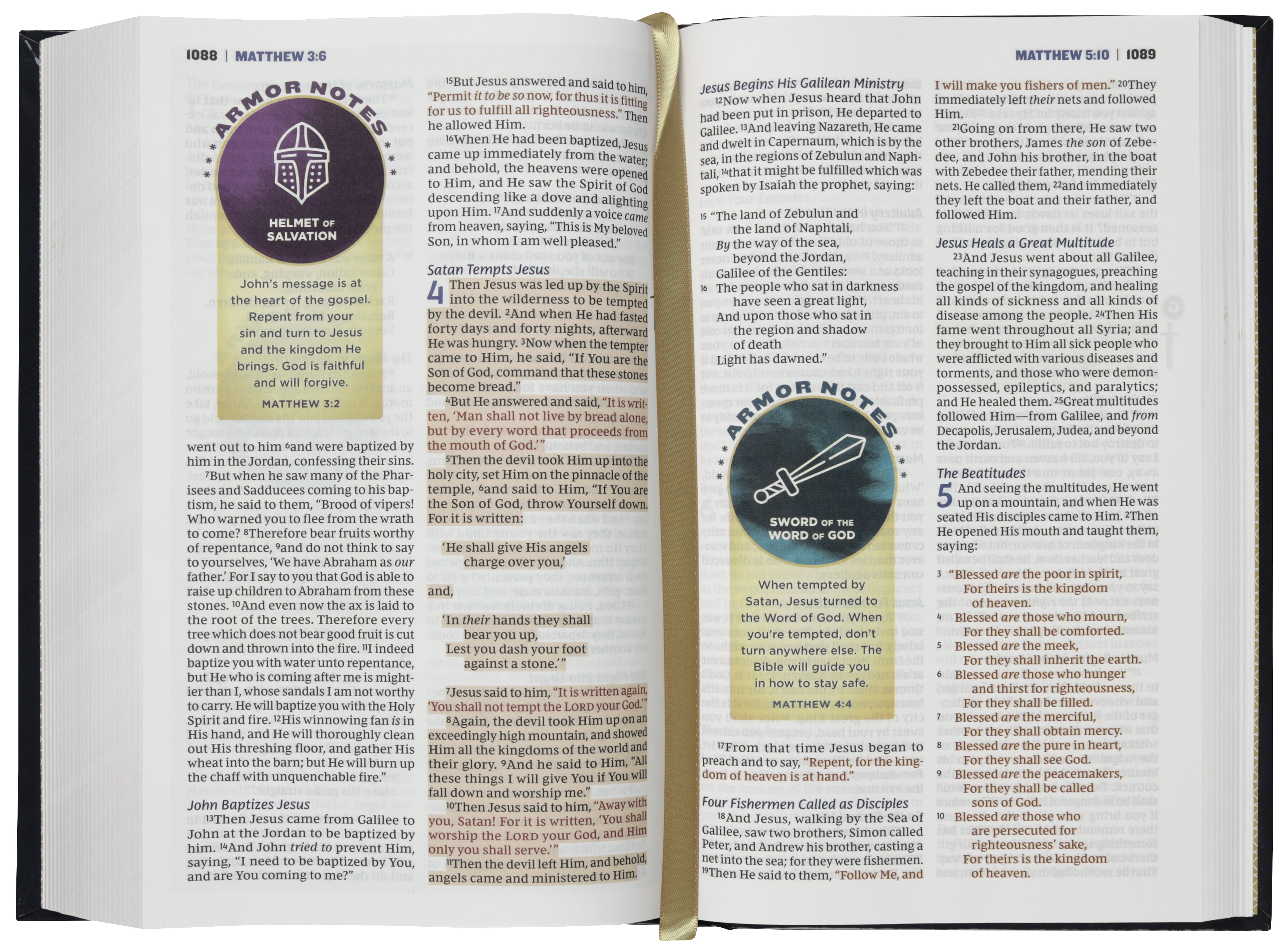 NKJV Armor of God Bible (Red Letter Edition)