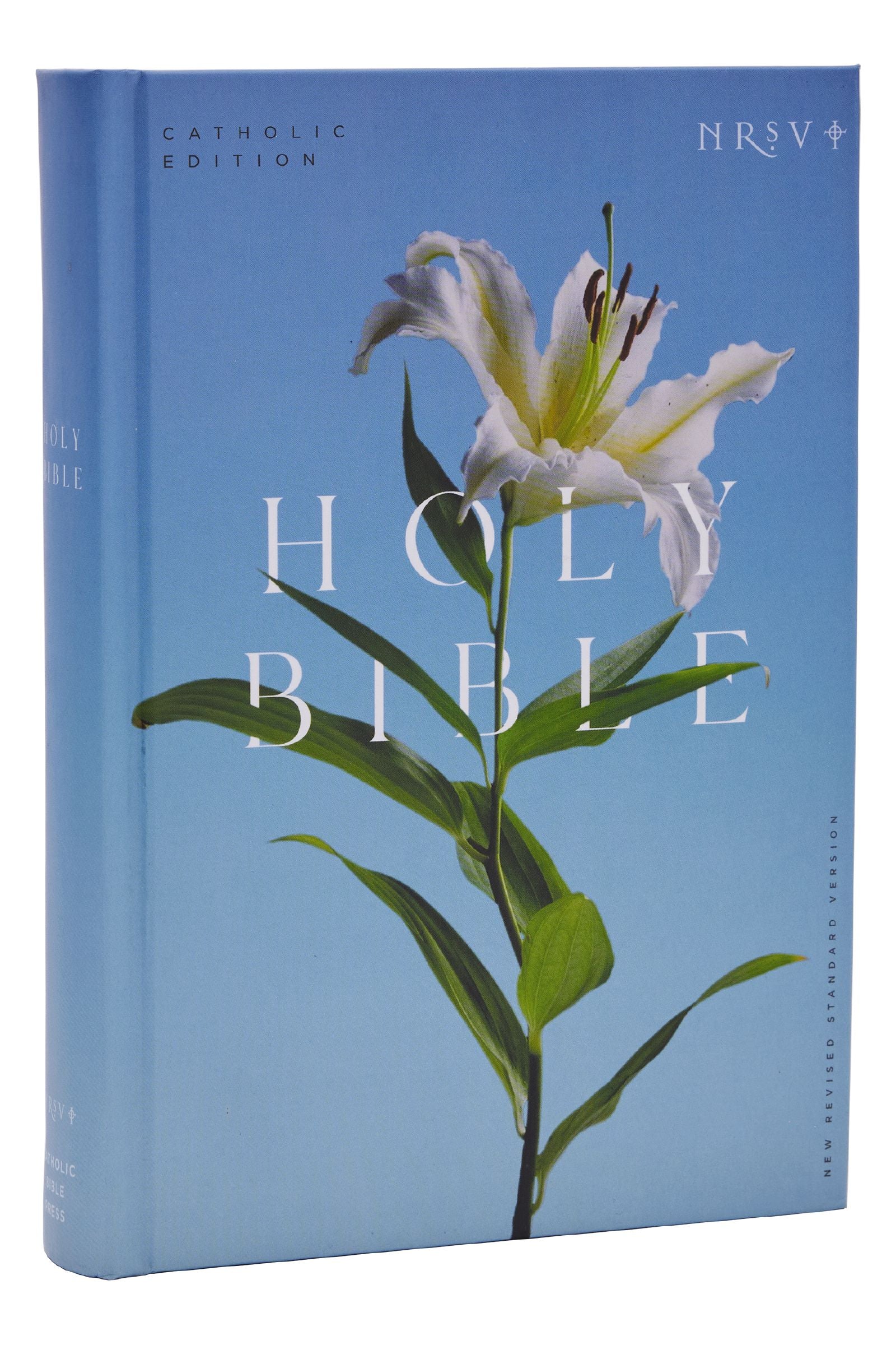 NRSV Catholic Edition Bible Easter Lily Anglicised Text Global Cover Series