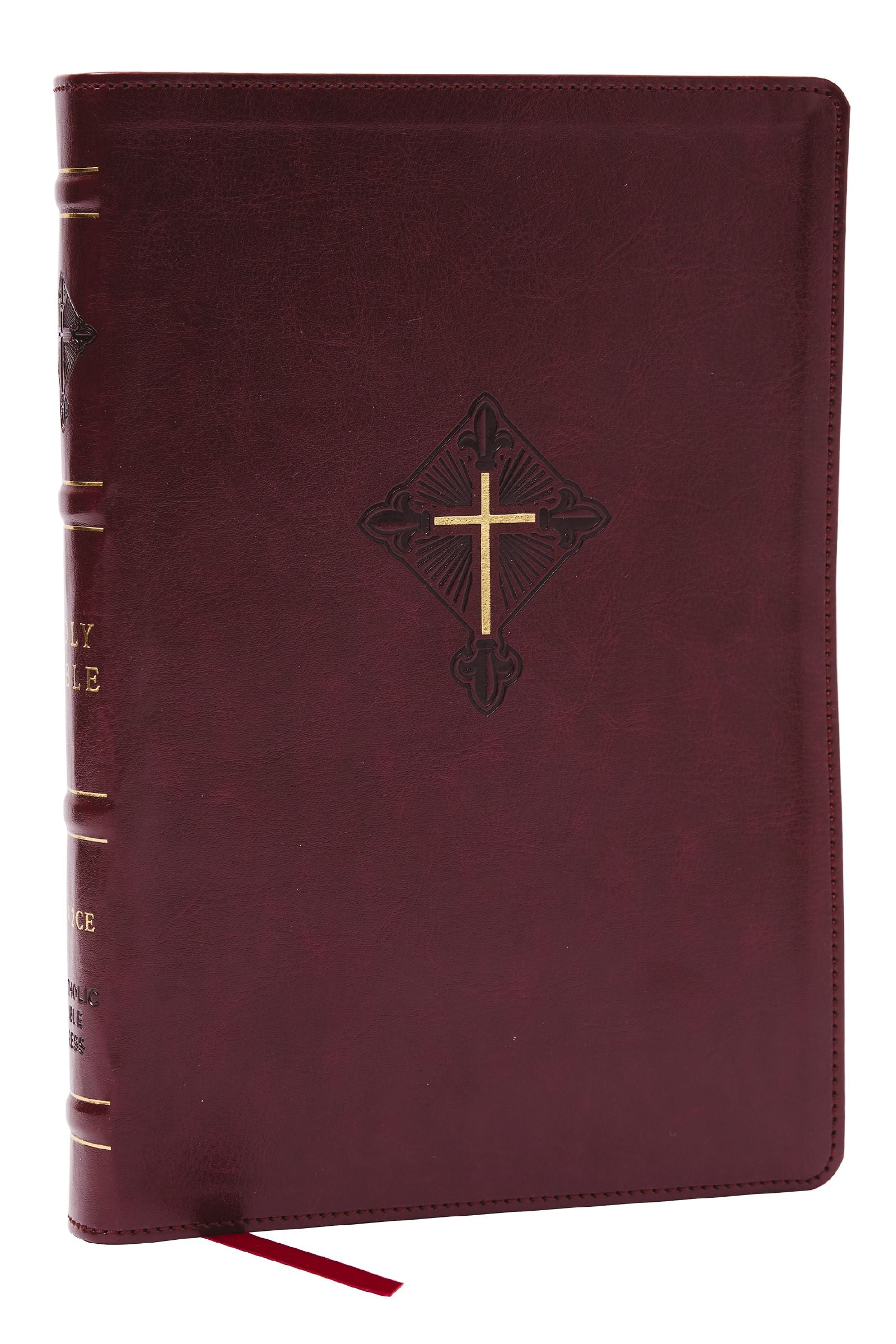 RSV2CE Thinline Large Print Catholic Bible, Crimson