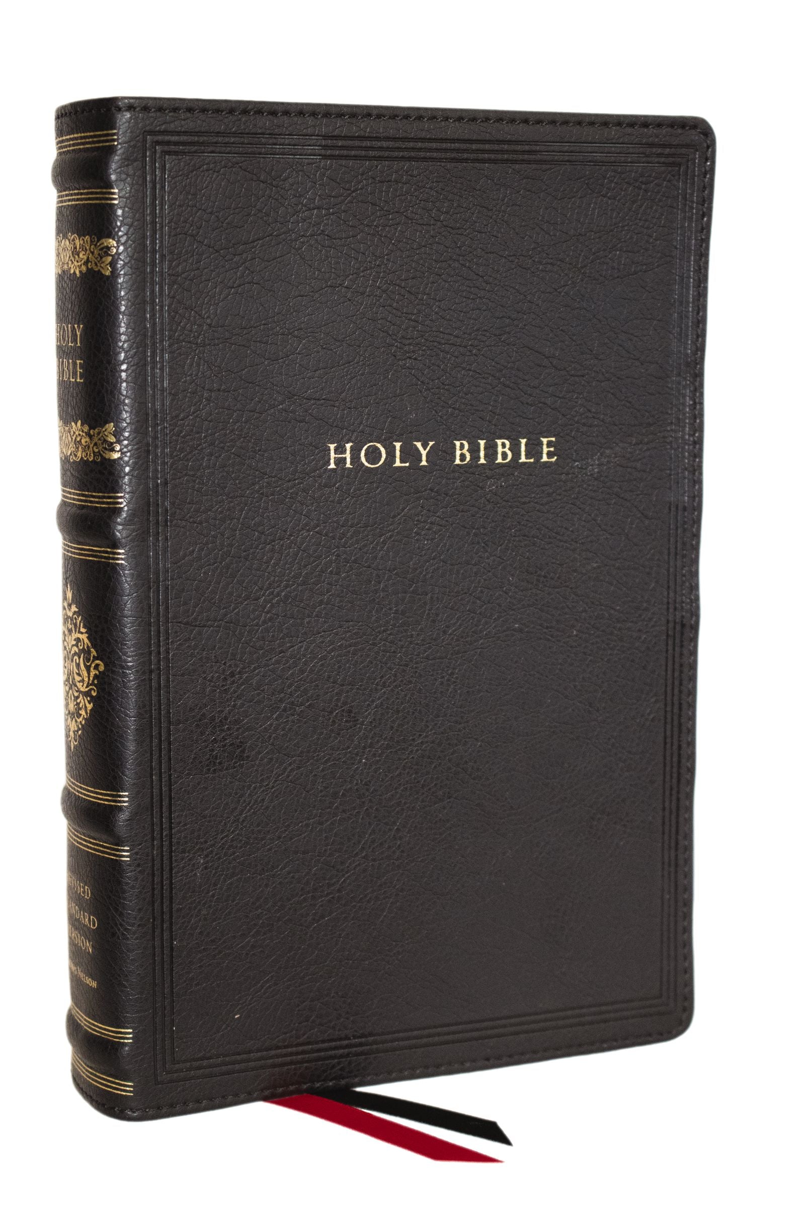 RSV Personal Size Bible with Cross References, Black Sovereign Collection