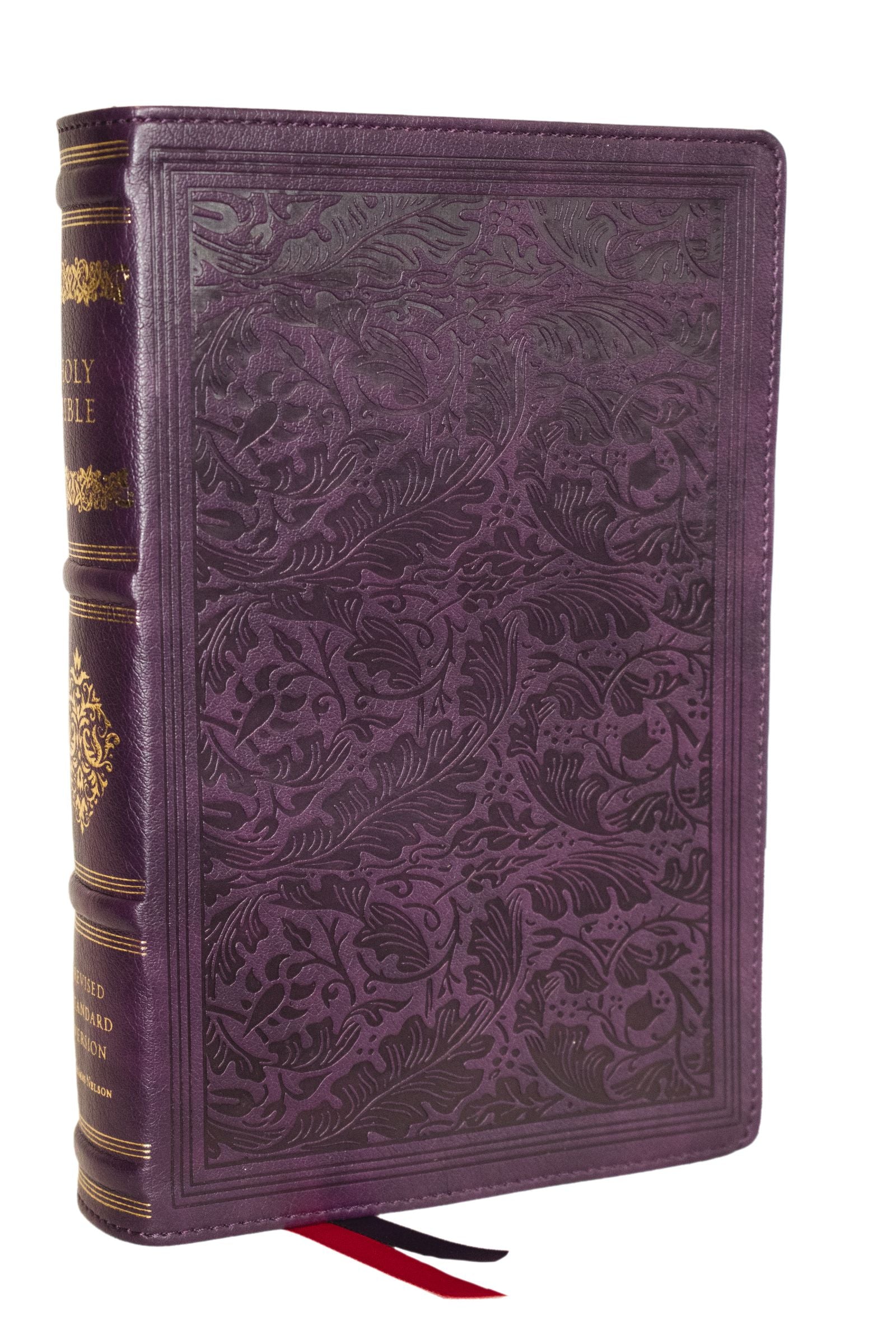 RSV Personal Size Bible with Cross References, Purple, Sovereign Collection