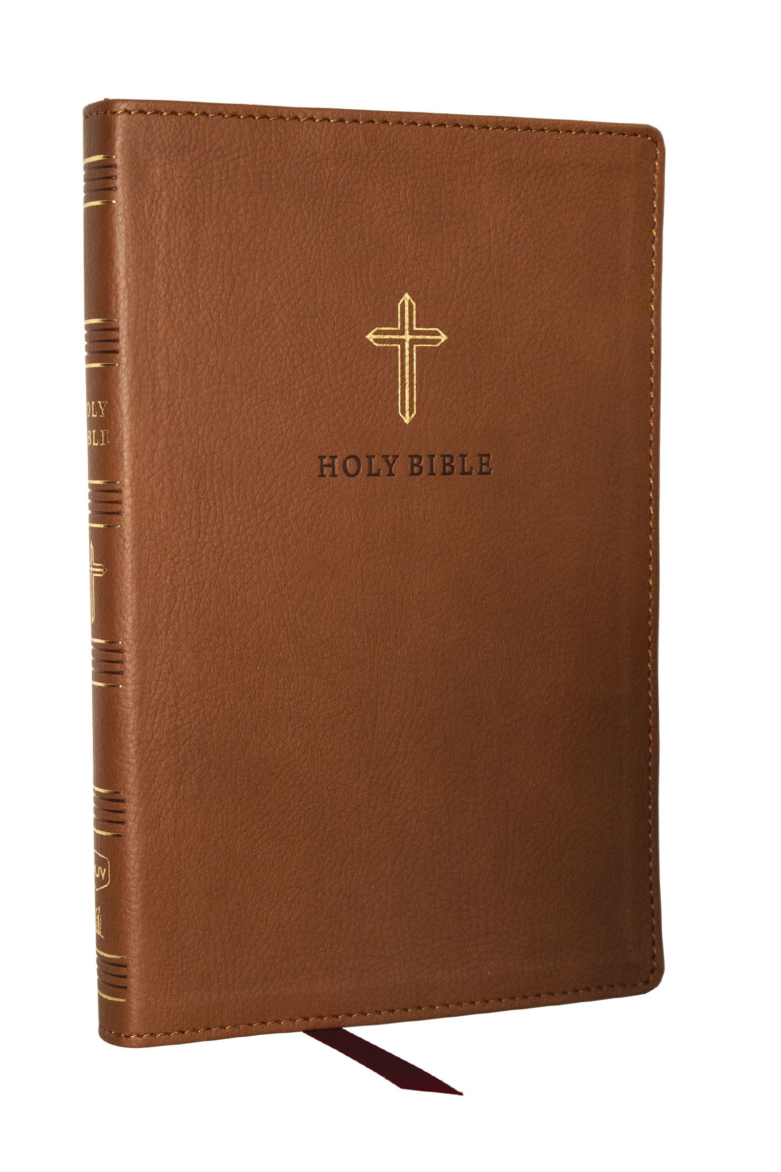 NKJV Ultra Thinline Bible Brown (Red Letter Edition)