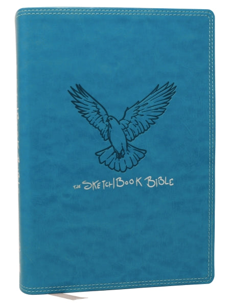 NKJV Sketchbook Bible Teal (Red Letter Edition)