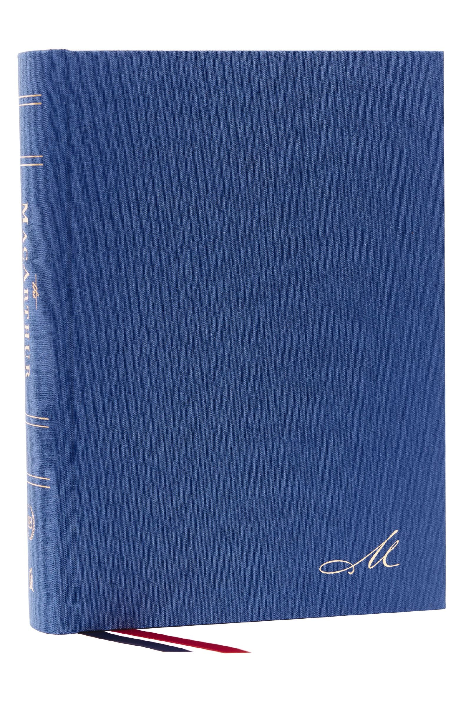 LSB MacArthur Study Bible, Blue, Thumb Indexed (2nd Edition)