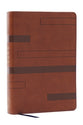 NKJV Color Code Study Bible, Brown (Red Letter Edition)