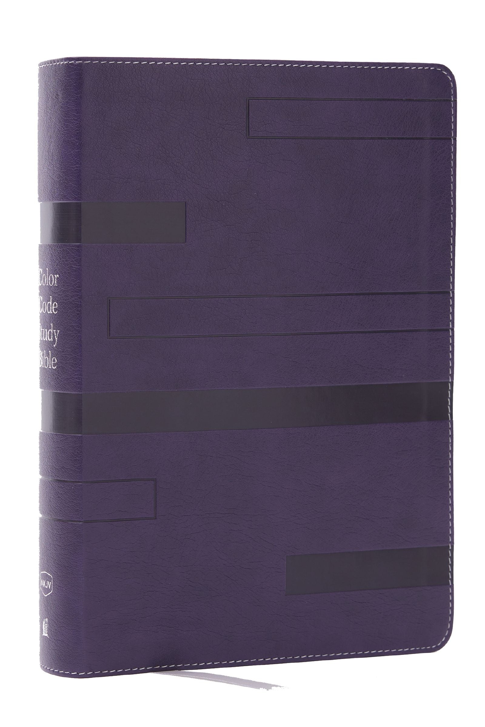NKJV Color Code Study Bible, Purple (Red Letter Edition)