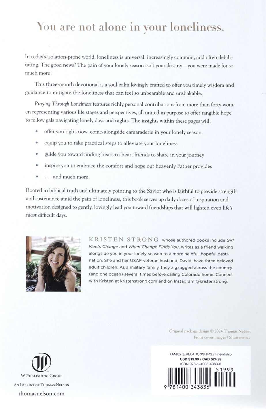 Praying Through Loneliness: A 90-Day Devotional for Women