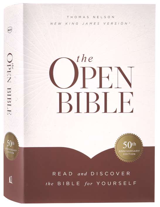 NKJV Open Bible: Read and Discover the Bible for Yourself (Red Letter Edition)