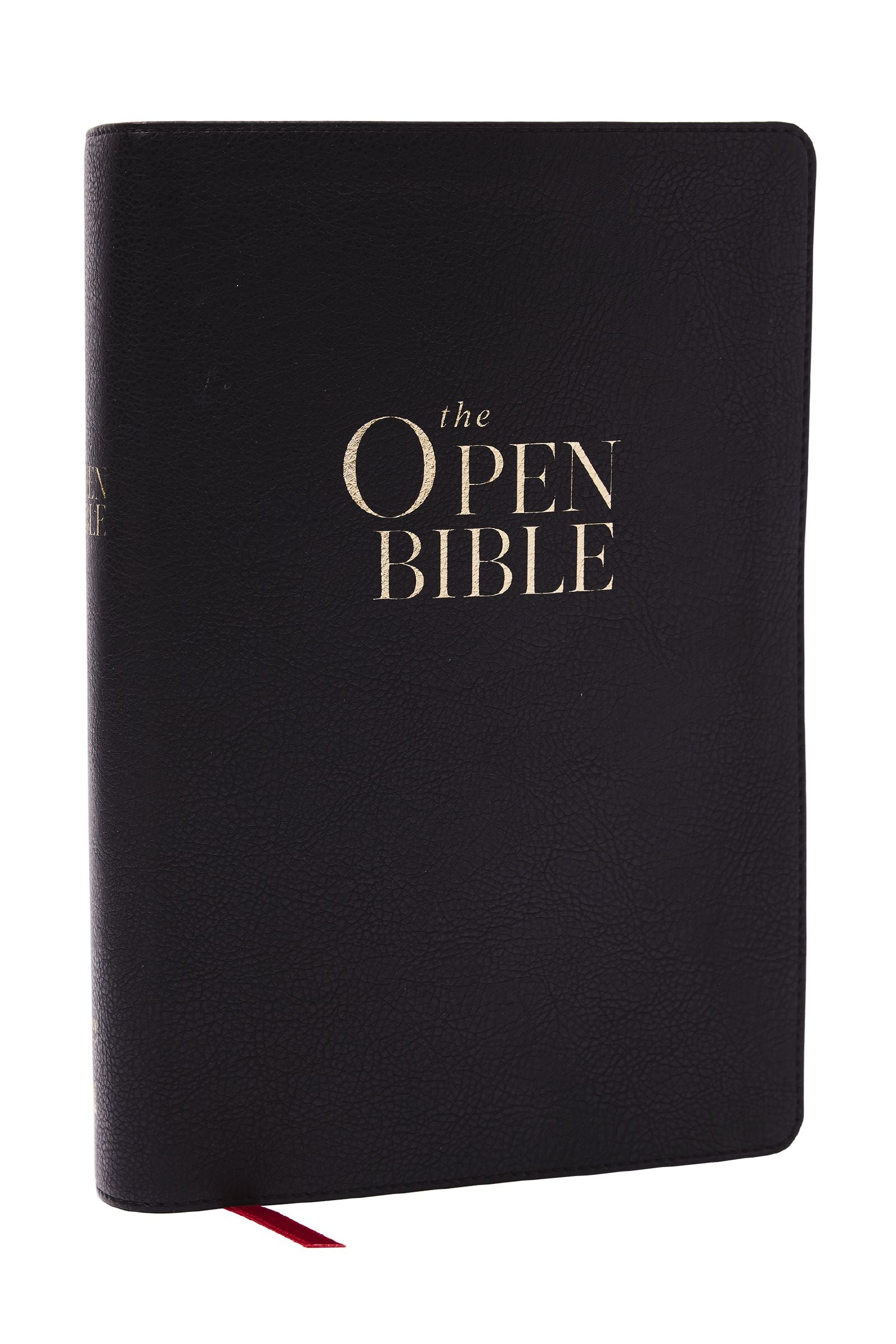 NKJV Open Bible: Read and Discover the Bible for Yourself (Black, Red Letter Edition)