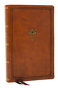 KJV Personal Size Large Print End-of-Verse Reference Bible, Brown (Red Letter Edition)