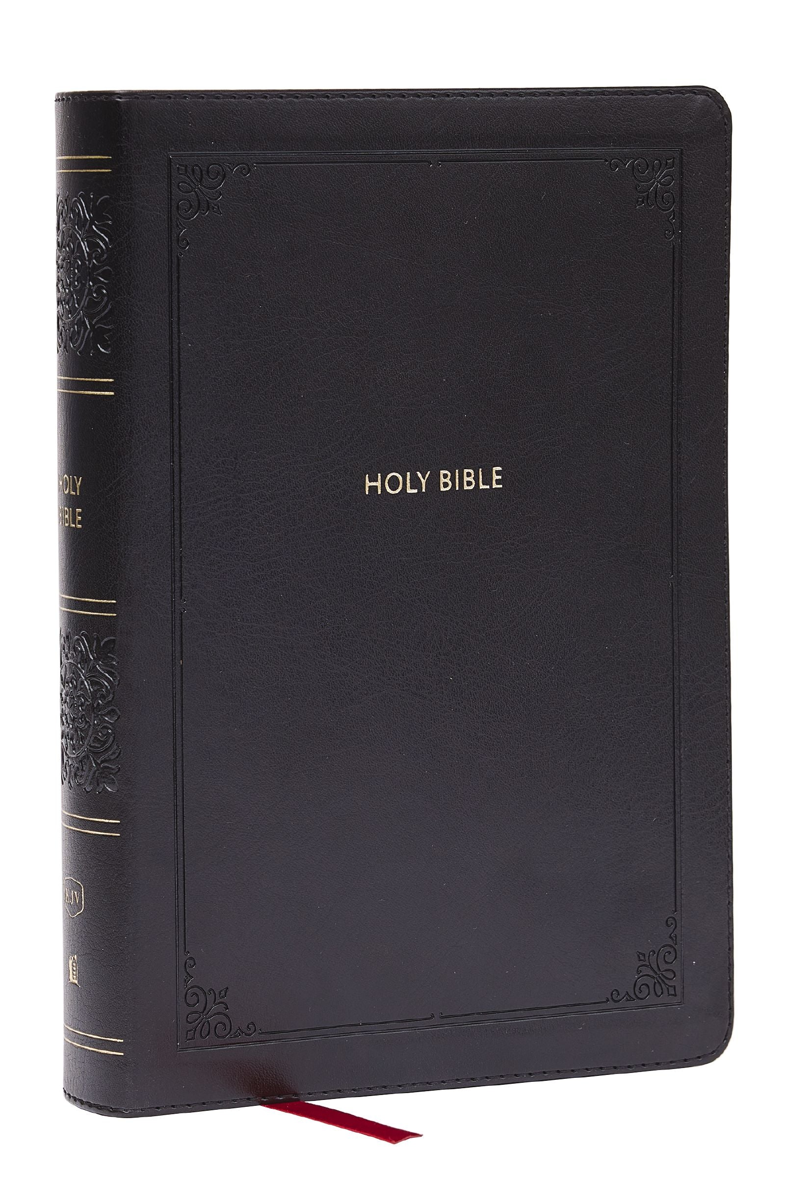 KJV Giant Print End-of-Verse Reference Bible Black Indexed (Red Letter Edition)