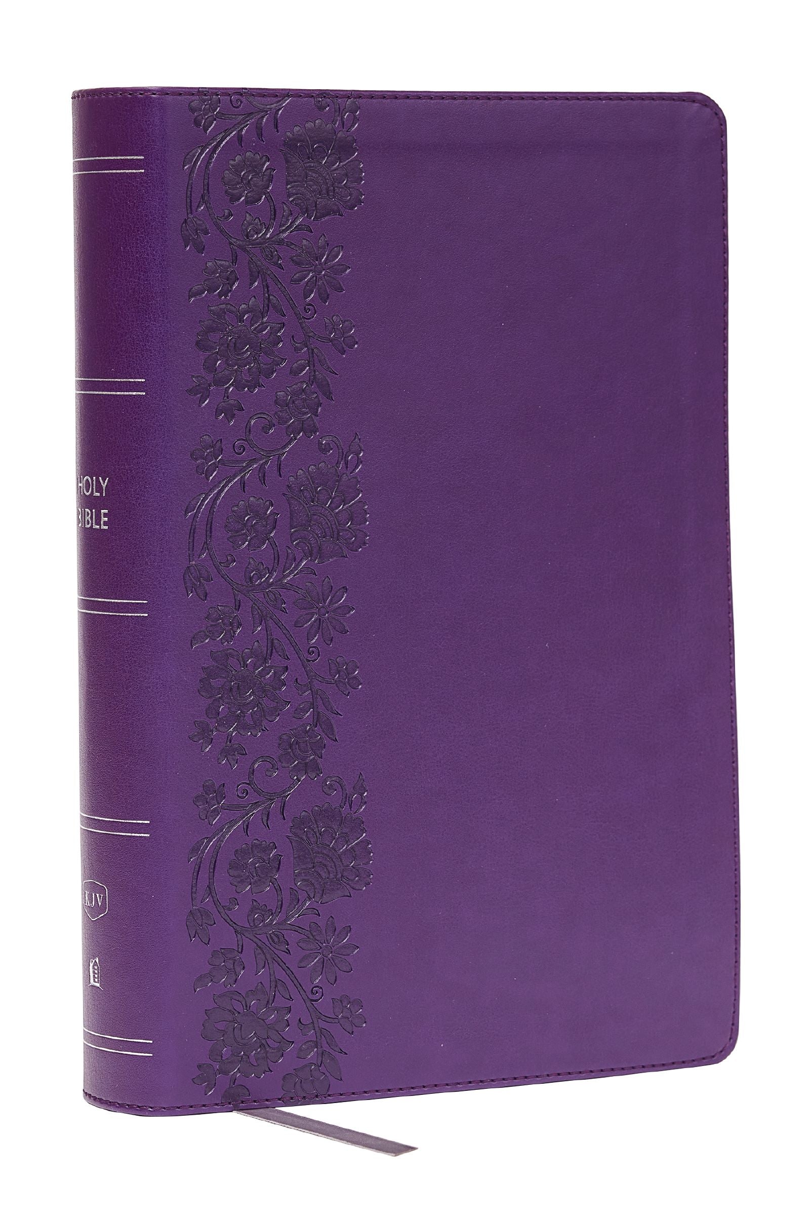 KJV Giant Print End-of-Verse Reference Bible Purple (Red Letter Edition)
