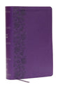 KJV Giant Print End-of-Verse Reference Bible Purple (Red Letter Edition)