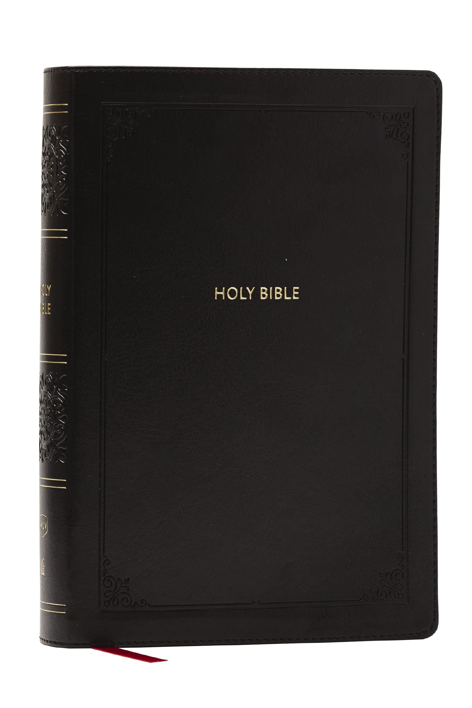 NKJV Giant Print End-of-Verse Reference Bible Black (Red Letter Edition)