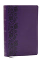 NKJV Giant Print End-of-Verse Reference Bible, Purple (Red Letter Edition)