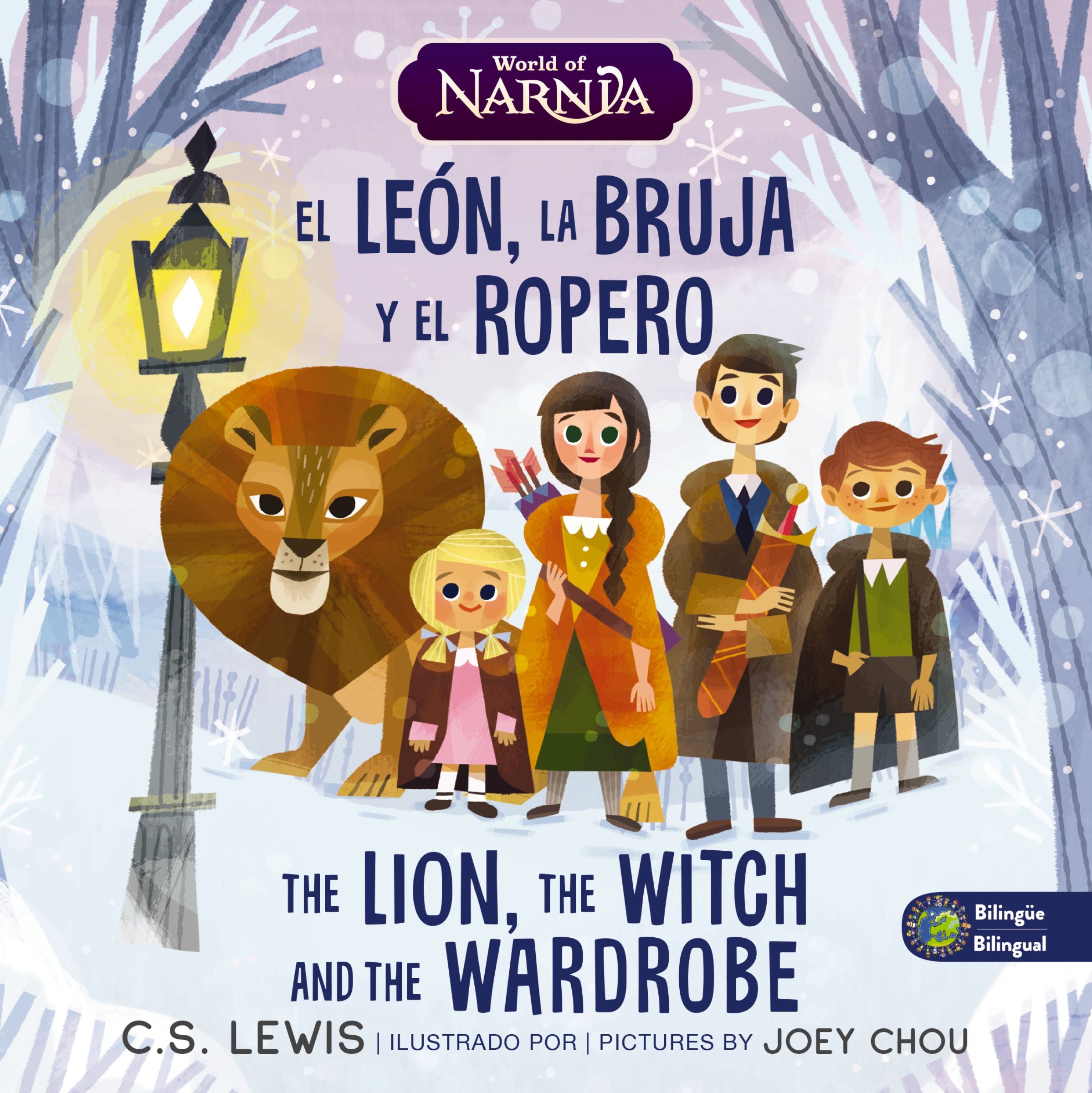 The Lion, the Witch, and the Wardrobe/El León, la Bruja y el Ropero, Bilingual Board Book (English/Spanish)