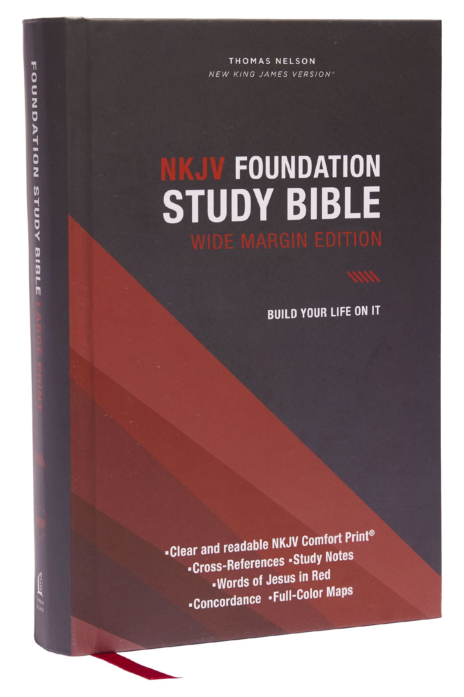 NKJV Foundation Study Bible, Black (Red Letter Edition)