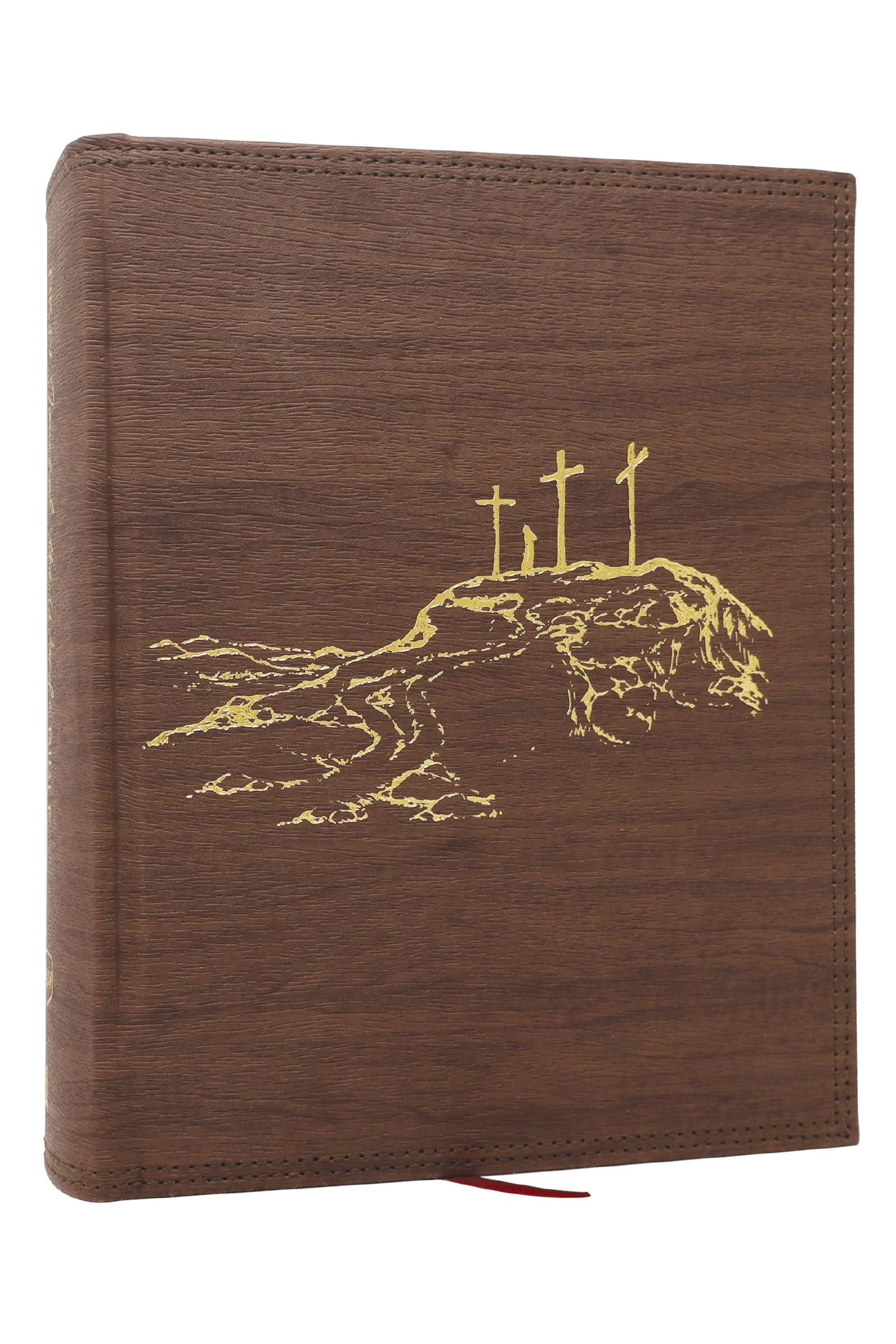 NKJV Journal the Word Reference Bible Brown (Red Letter Edition)