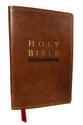 NKJV Super Giant Print New Testament, Brown Indexed (Red Letter Edition)