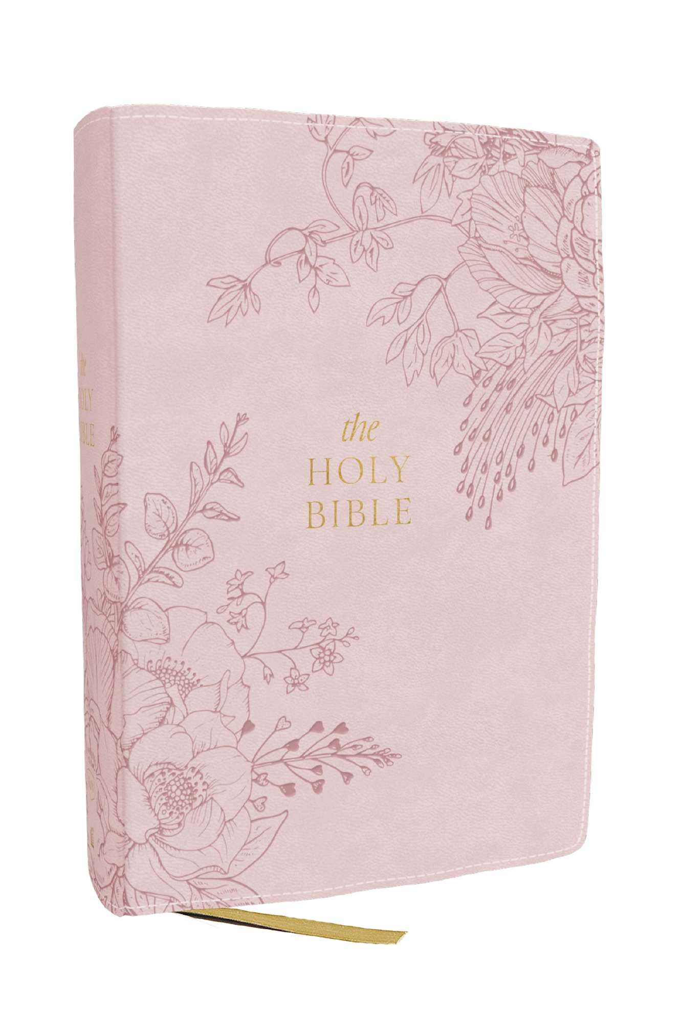 KJV Compact Large Print Bible, Pink (Red Letter Edition)