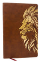 NKJV Personal Size Thinline Bible Brown (Red Letter Edition)
