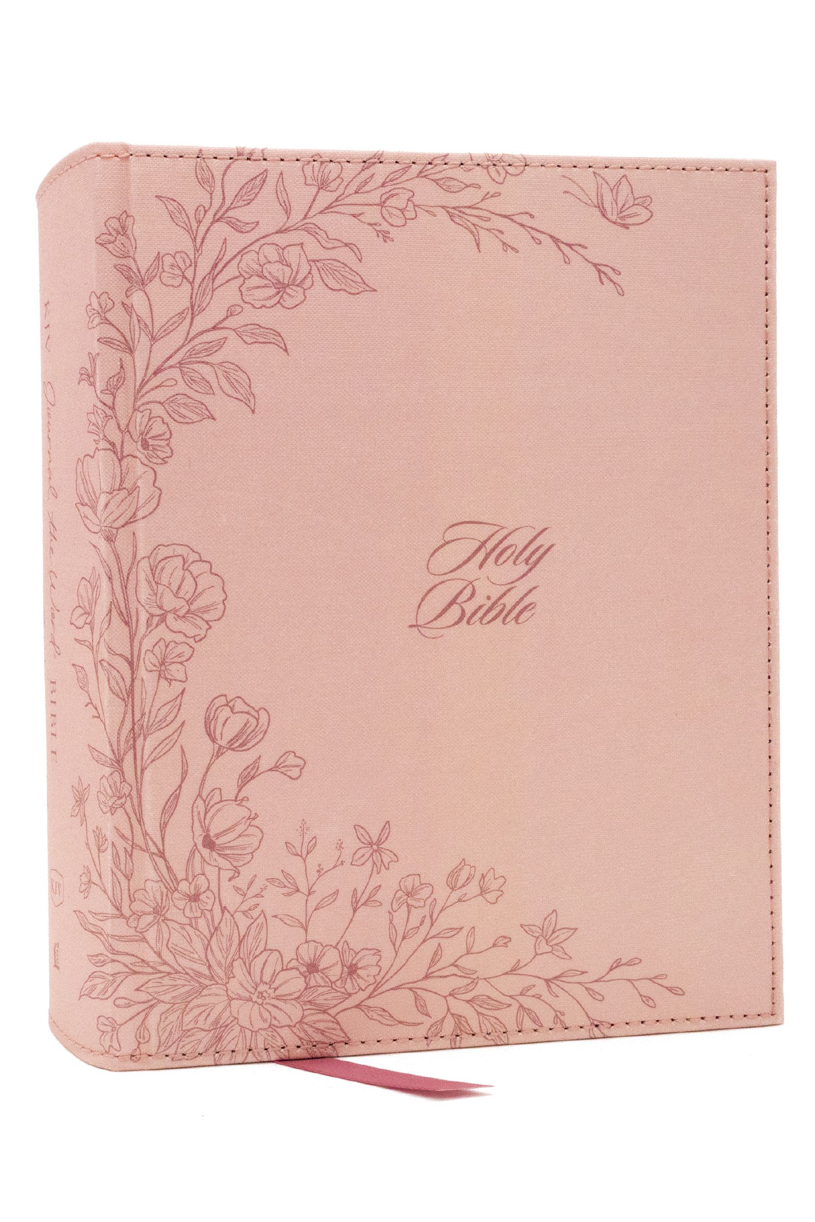 KJV Journal the Word Bible Large Print Pink (Red Letter Edition)