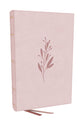 NKJV End-of-Verse Reference Bible Personal Size Large Print Pink Indexed (Red Letter Edition)