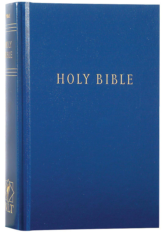 NLT Pew Bible Navy (Black Letter Edition)