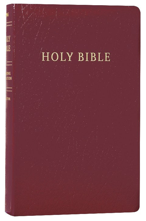 NLT Gift & Award Burgundy Bible (Red Letter Edition)
