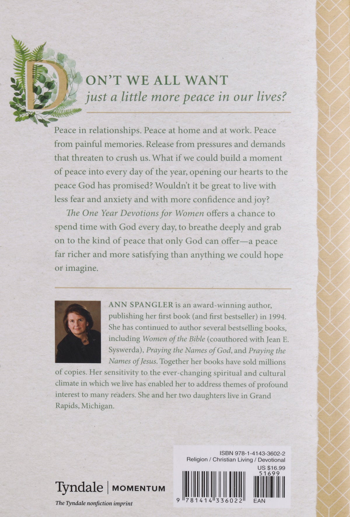 The One Year Devotions For Women