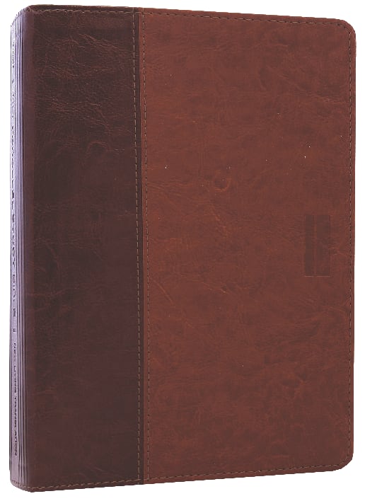 NLT Parallel Study Bible Brown/Tan (Black Letter Edition)
