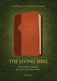 TLB The Living Bible Tan Brown (Black Letter Edition)