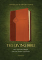 TLB The Living Bible Tan Brown (Black Letter Edition)
