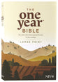 NIV One Year Bible Premium Slimline Large Print (Black Letter Edition)