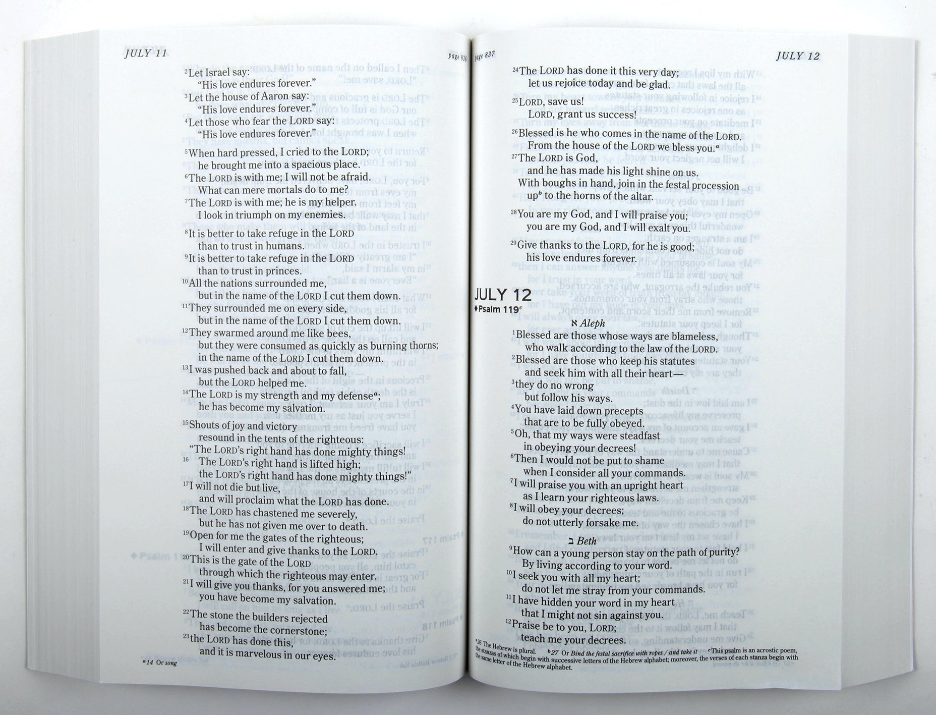 NIV One Year Chronological Bible (Black Letter Edition)