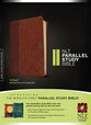 NLT Parallel Study Bible Indexed Brown/Tan (Black Letter Edition)