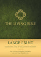 TLB The Living Bible Large Print Green (Black Letter Edition)