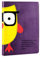 NLT Kids Slimline Bible Matthew 7: 8 Purple/Yellow Owl Wisdom (Black Letter Edition)