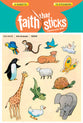 Ark Animals (6 Sheets, 78 Stickers, 39 Animal Pairs) (Stickers Faith That Sticks Series)