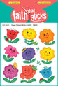 Happy Flowers Stick-N-Sniff (6 Sheets, 54 Stickers) (Stickers Faith That Sticks Series)