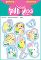 Animals & Flowers (6 Sheets, 54 Stickers) (Stickers Faith That Sticks Series)