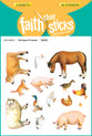 Farmyard Friends (6 Sheets, 84 Stickers, 42 Animal Pairs) (Stickers Faith That Sticks Series)
