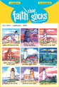 Lighthouse (6 Sheets, 54 Stickers) (Stickers Faith That Sticks Series)