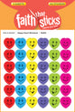 Happy Heart Miniature (6 Sheets, 216 Stickers) (Stickers Faith That Sticks Series)